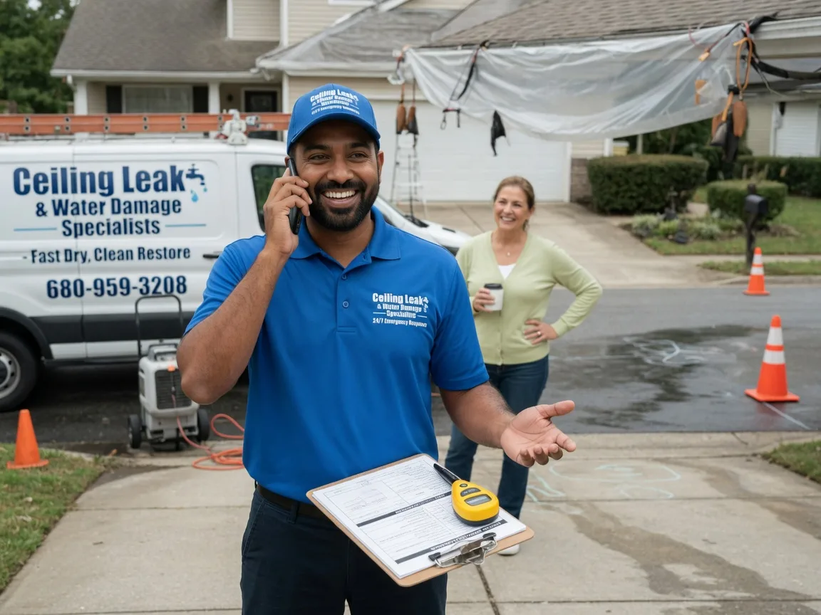 Ceiling Leak Cleanup Utica, KS FAQs